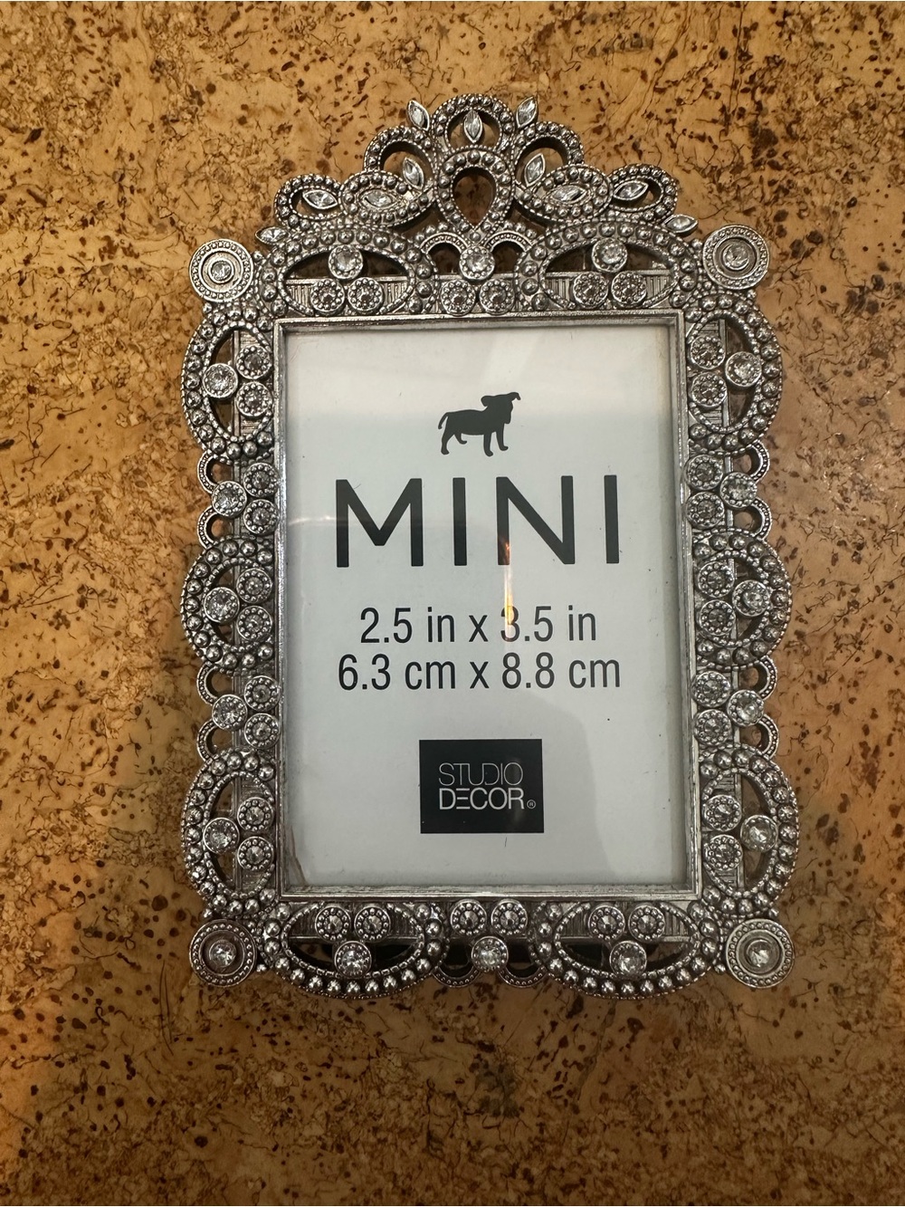 Studio Decor Mini Ornate Silver Photo Frame - Silver